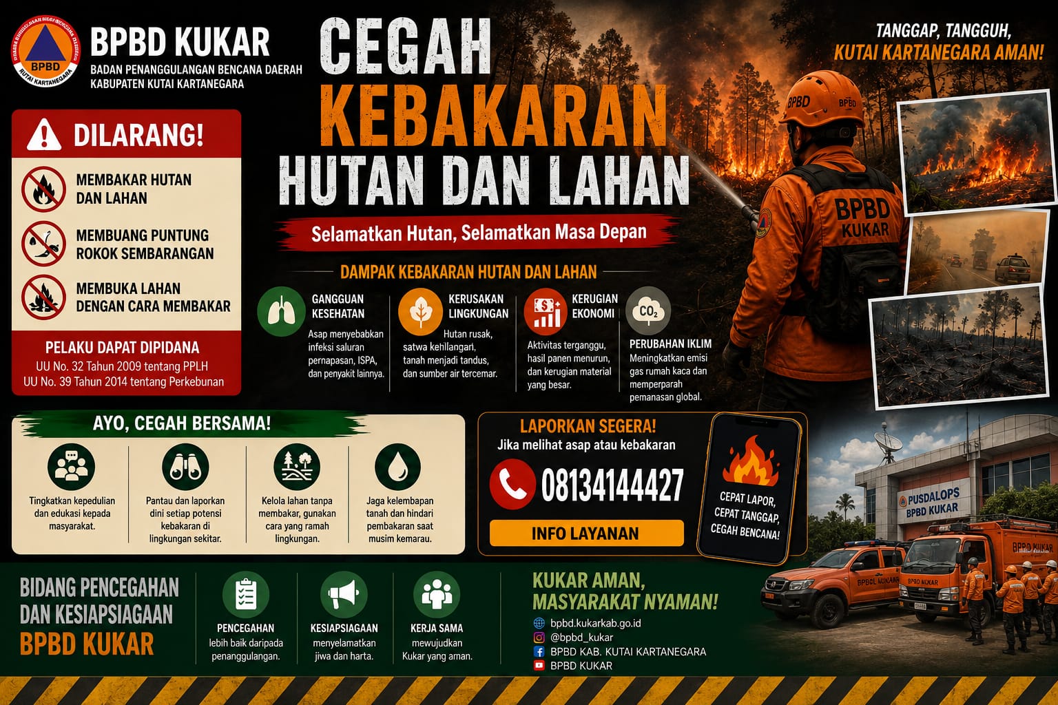 Himbauan Cegah Kebakaran Hutan dan Lahan